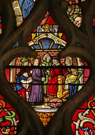 Pilate se lave les mains - French School