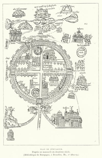 Plan de Jérusalem - French School