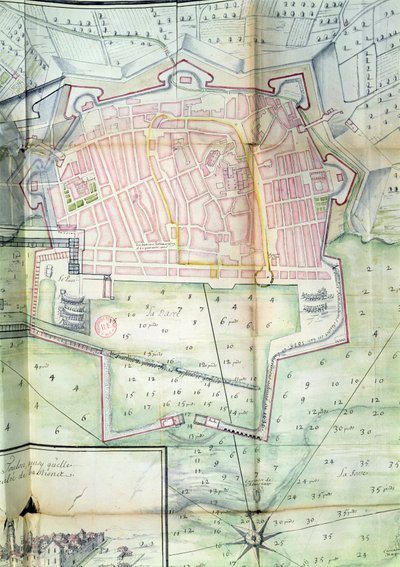 Plan de Toulon, 1669 - French School