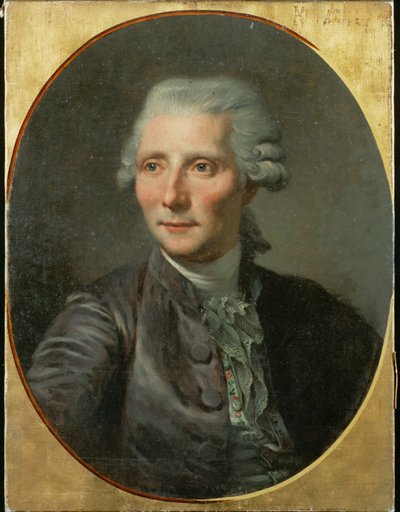 Poète Pierre Augustin Caron de Beaumarchais Portrait d
