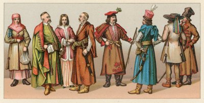 Costume polonais - French School