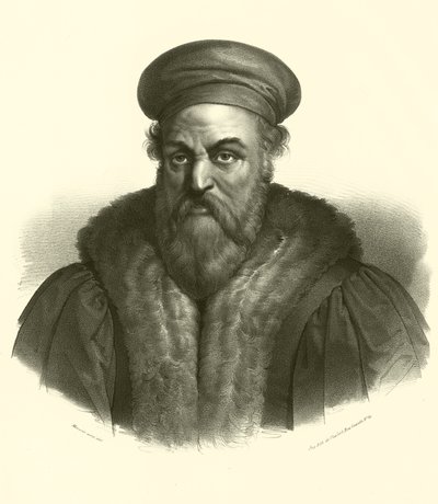 Polidoro da Caravaggio, portrait - French School