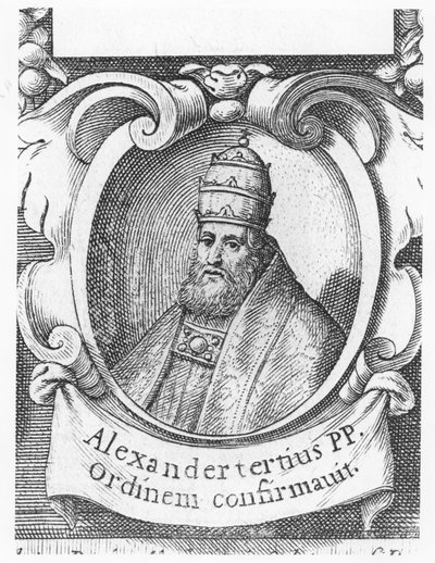 Pape Alexandre III (gravure) - French School