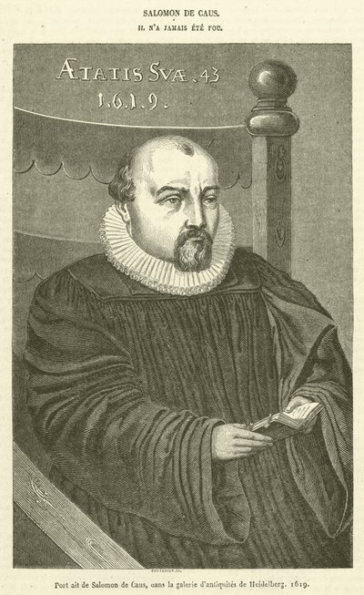 Portrait de Salomon de Caus, dans la galerie d
