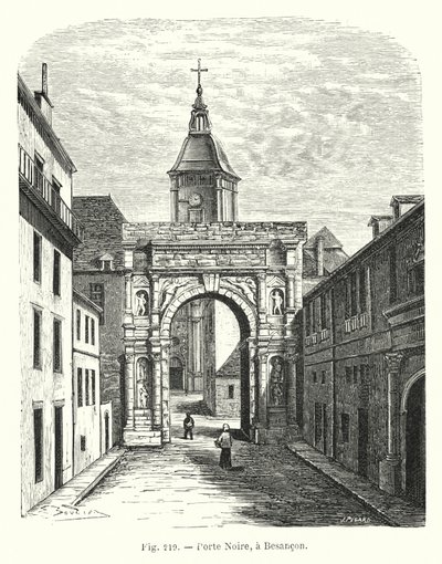 Porte Noire, à Besançon - French School