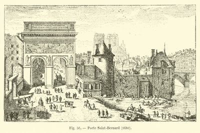 Porte Saint-Bernard, 1680 - French School