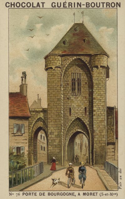 Porte de Bourgogne, à Moret, Seine-et-Marne - French School