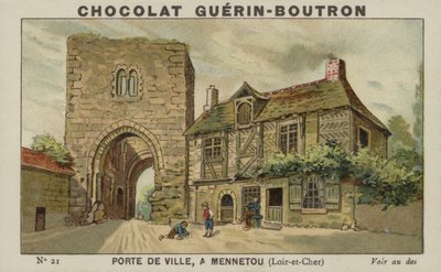 Porte de Ville, à Mennetou, Loir-et-Cher - French School