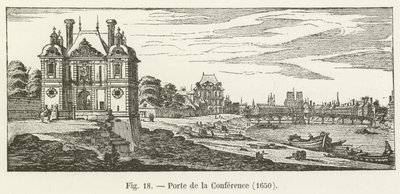 Porte de la Conférence, 1650 - French School