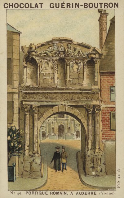 Portique Romain, à Auxerre, Yonne - French School