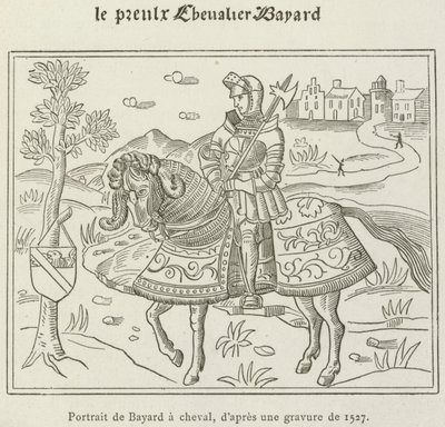 Portrait de Bayard a cheval - French School