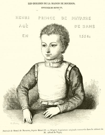 Portrait de Henri de Navarre, depuis Henri IV - French School