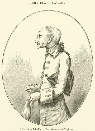 Portrait de John Elwes (gravure) - French School