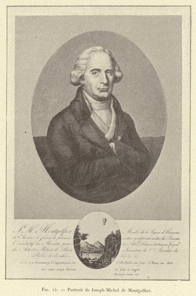 Portrait de Joseph-Michel de Montgolfier - French School