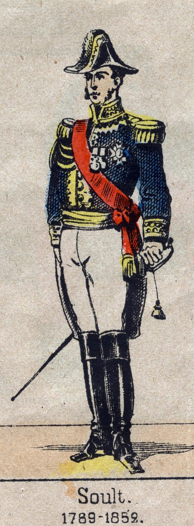 Portrait en pied de Nicolas Soult (1769-1851) maréchal de France, Duc de Dalmatie. Image d