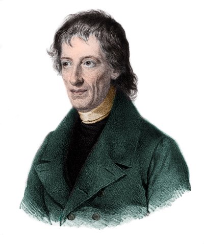 Portrait de Bernhard Placidus Johann Nepomuk Bolzano (1781-1848), mathématicien, logicien, philosophe et théologien bohémien - French School