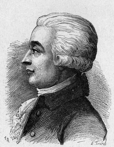 Portrait de Blanchard (1709 - 1853), aéronaute français - dans « Album de la Science; savants illustres; Grandes découvertes » 1896. - French School