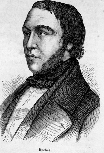 Portrait de Buchez, philosophe et homme politique français (1796 - 1865) - French School