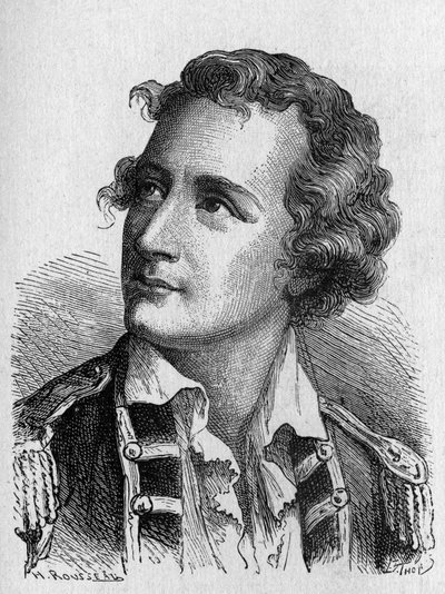 Portrait du capitaine Lunardi, aéronaute italien - dans « Album de la Science ; savants illustres ; Grandes découvertes » 1896 - French School