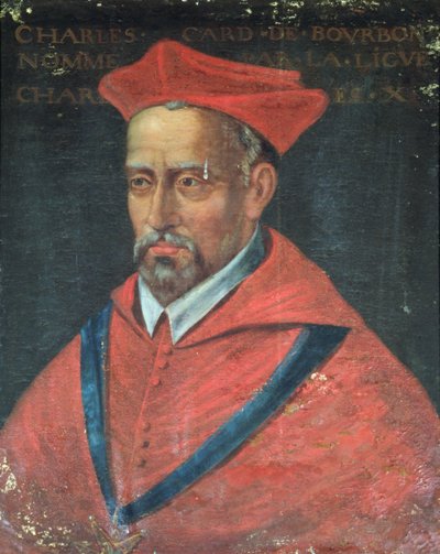 Portrait du cardinal Charles de Bourbon (1523-90) 1617-38 - French School