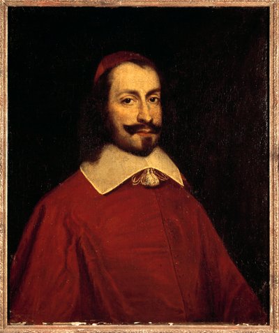 Portrait du cardinal Jules Mazarin - French School