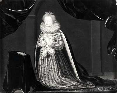 Portrait de Catherine de Clèves (1417-79) Duchesse de Guise - French School