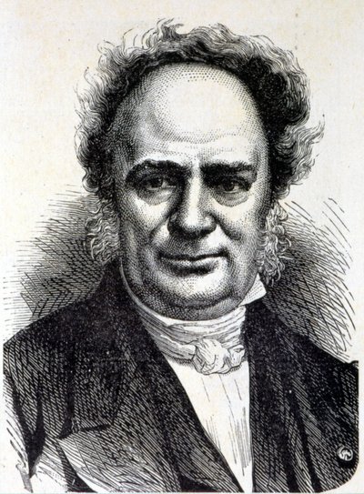 Portrait de Charles Frédéric Kuhlmann (1803 - 1881) - dans "Album de la Science; savants illustres; Grandes découvertes" 1896. - French School