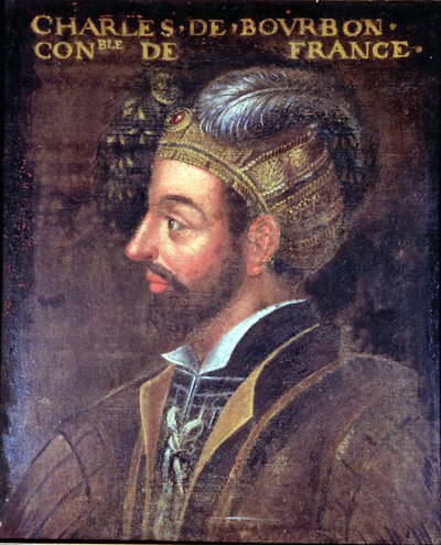 Portrait de Charles III (1490-1527) Duc de Bourbon, 1617-38 - French School