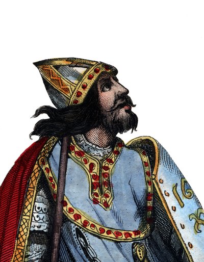 Portrait de Charles Martel (688-741) - French School
