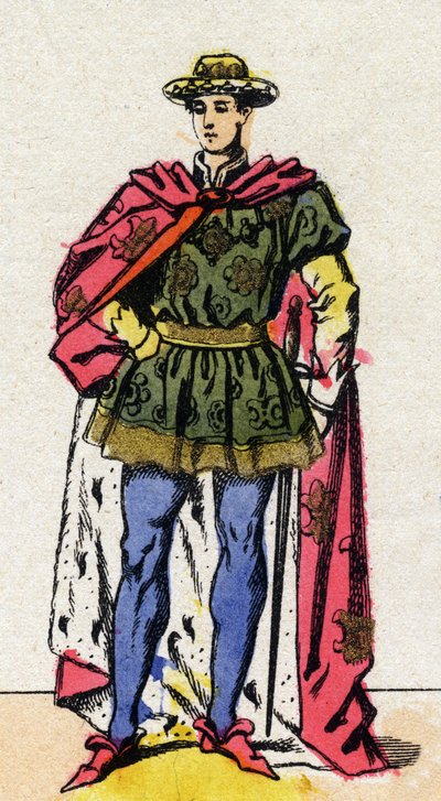 Portrait de Charles VII (1403-1461) roi de France. - French School