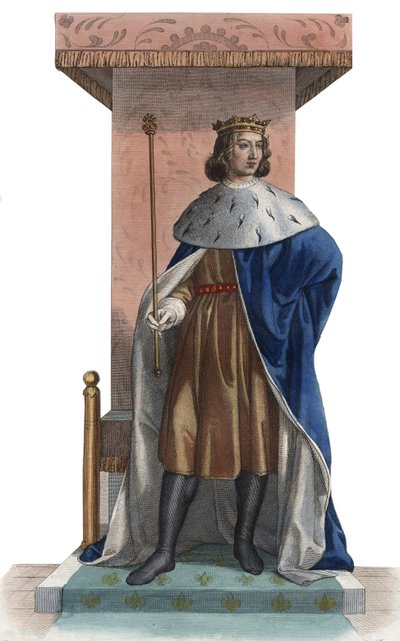 Portrait de Charles V de France, dit le Sage - French School