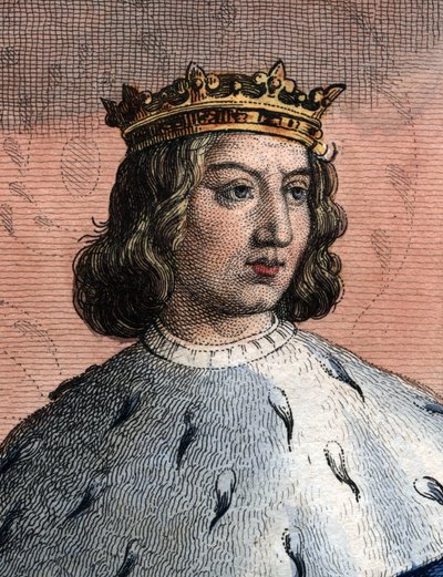 Portrait de Charles V de France, dit le Sage - French School