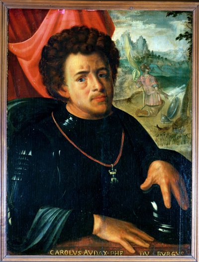 Portrait de Charles le Téméraire, Duc de Bourgogne (1433-77) - French School