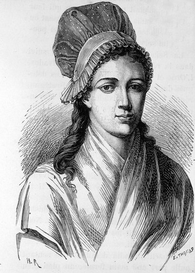 Portrait de Charlotte Corday (1768 - 1793) - dans « L