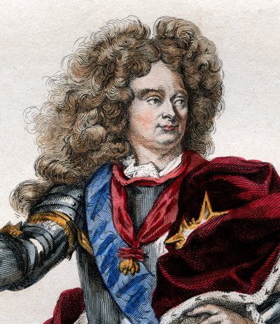 Portrait de Claude Louis Hector de Villars (1653-1734), maréchal de France - French School