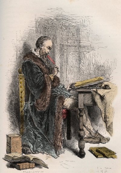 Portrait de Clément des Marets dit Marot - French School
