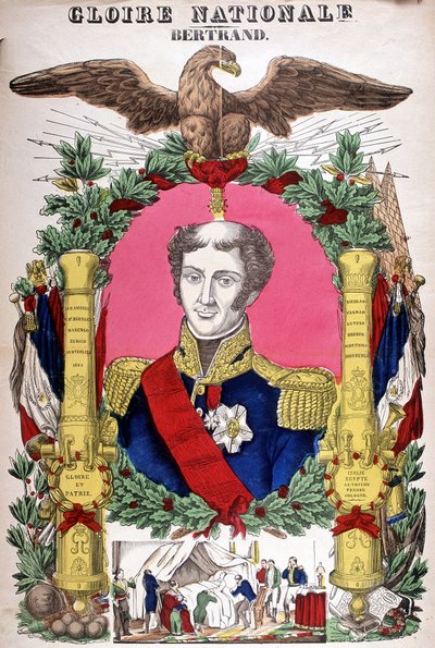Portrait du Comte Bertrand (1773 - 1844), général français. Image d