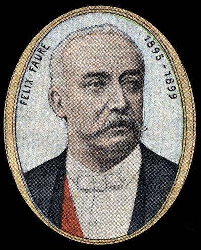 Portrait de Félix Faure, industriel et homme politique, Président de la République - French School