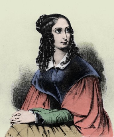 Portrait de Flora Tristan, grand-mère de Gauguin, 1839 - French School