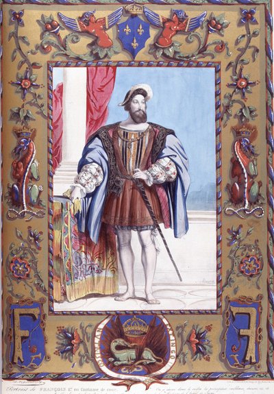 Portrait de François Ier en costume de cour - French School