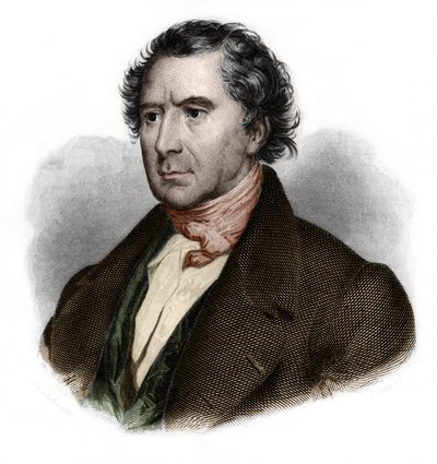 Portrait de François Arago (1786-1853), mathématicien, physicien, astronome et homme politique français. dans « LIBRE DES SPORERS » par Louis de Cormenin Timon. 1842. Collection privée. - French School