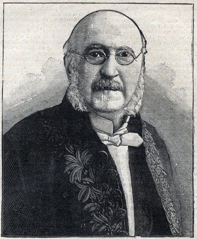Portrait de François Jules Suisse dit Jules Simon (1814-1896), philosophe et homme d