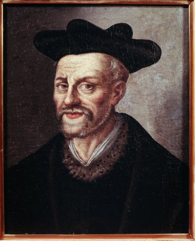 Portrait de François Rabelais - French School
