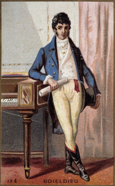 Portrait de François Adrien Boieldieu (1775-1834), compositeur français. - French School