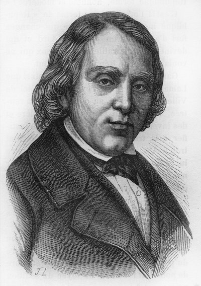 Portrait de François Vincent Raspail (1794-1878), biologiste, chimiste et homme politique français - French School