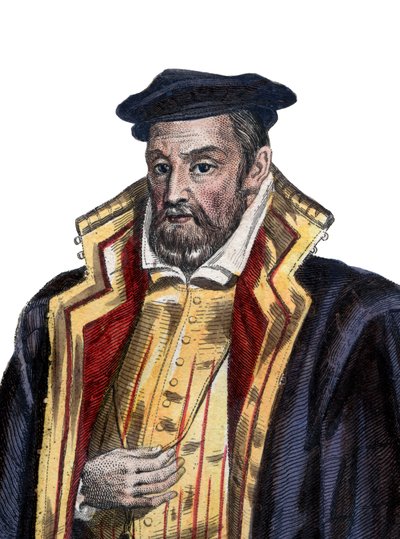Portrait de Gaspard II de Coligny (1519-1572), seigneur de Châtillon - French School