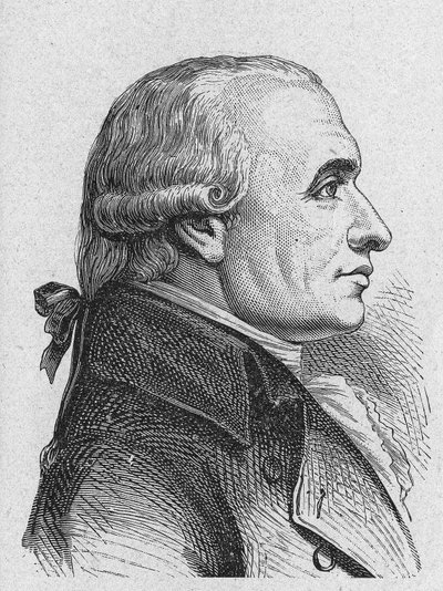 Portrait de Gaspard Monge, Comte de Péluse (1746 - 1818), mathématicien français - dans "Album de la Science; savants illustres; Grandes découvertes" 1896. - French School