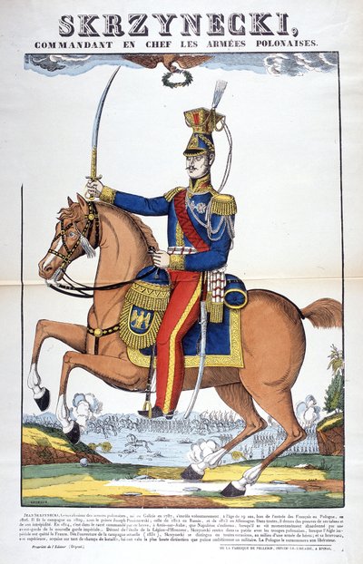 Portrait du Général Jean Skrznecki, commandant en chef de l