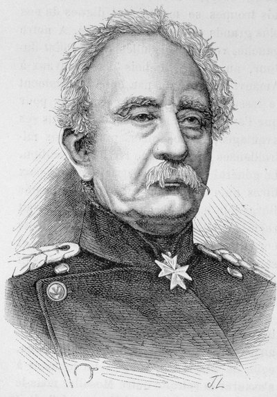 Portrait du Général Karl Friedrich Von Steinmetz, maréchal prussien (1796-1877) - dans "L