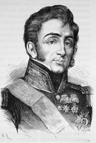 Portrait du Général Lamarque (1770-1832) - dans "L